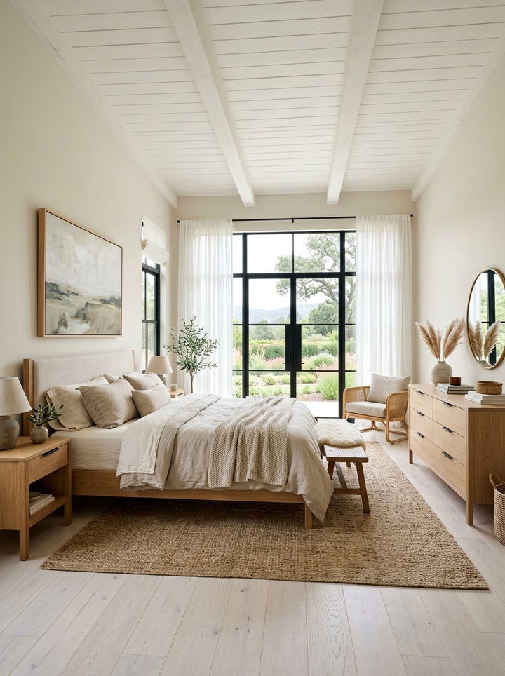 Modern Farmhouse Beige Bedroom - 30 farmhouse beige bedroom ideas
