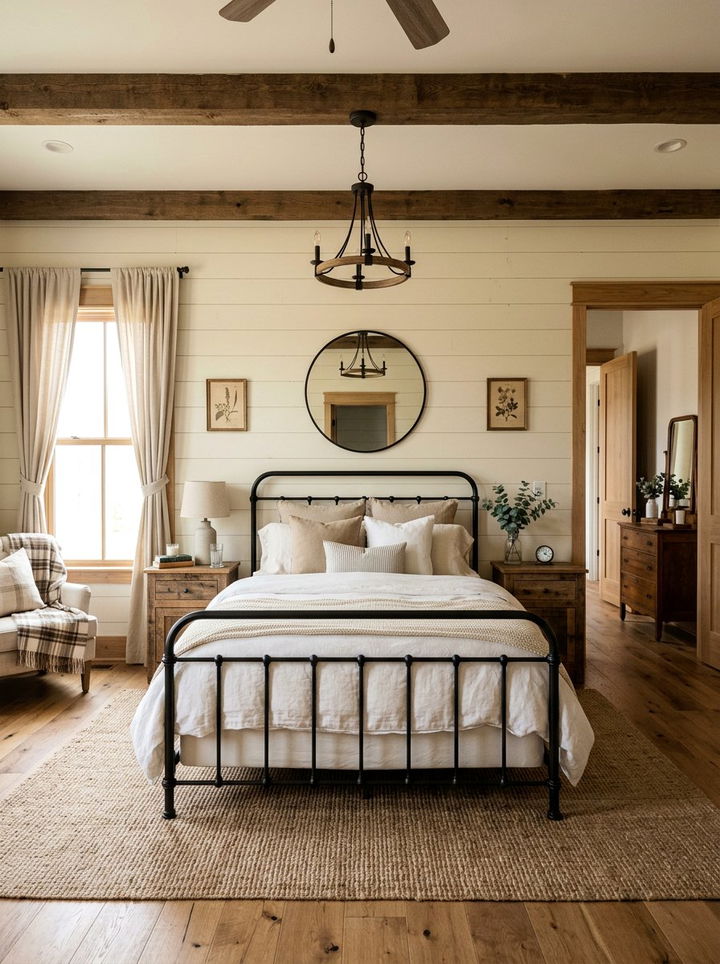 Modern Farmhouse Beige Bedroom - 30 beige bedroom ideas