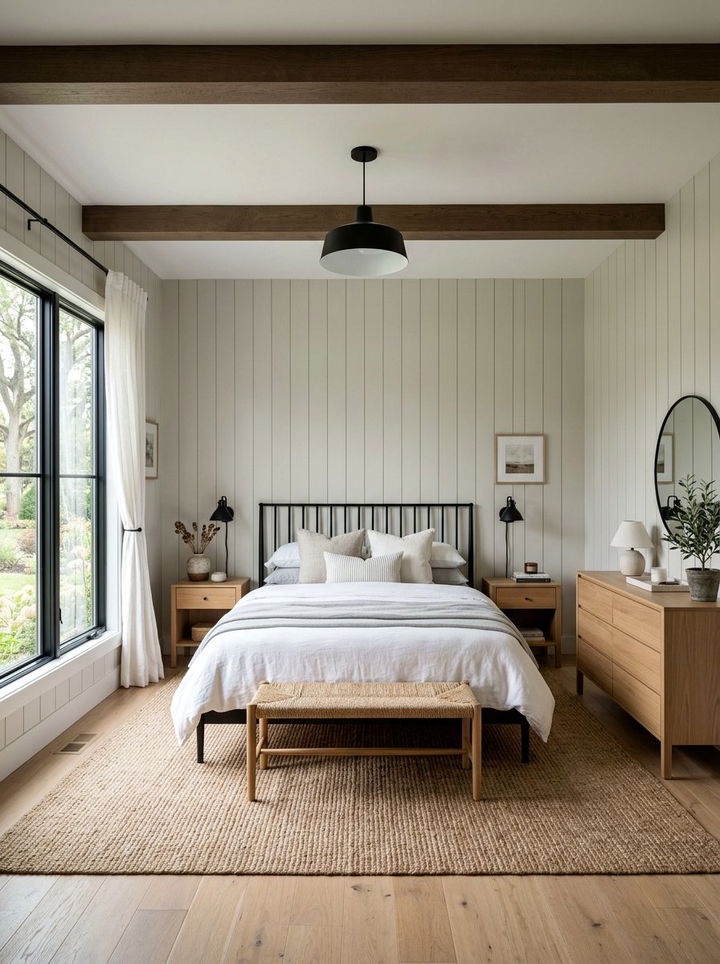 Modern Farmhouse Grey Bedroom - 30 farmhouse grey bedroom ideas