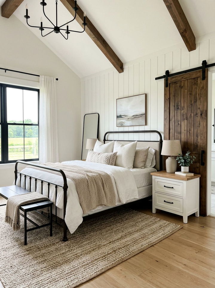 Modern Farmhouse Nightstand - 30 bedroom nightstands