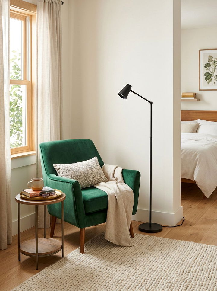 Modern Floor Lamp - 30 bedroom accent lighting ideas