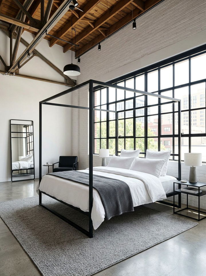 Modern Four Poster Bed - 30 bedroom focal point ideas