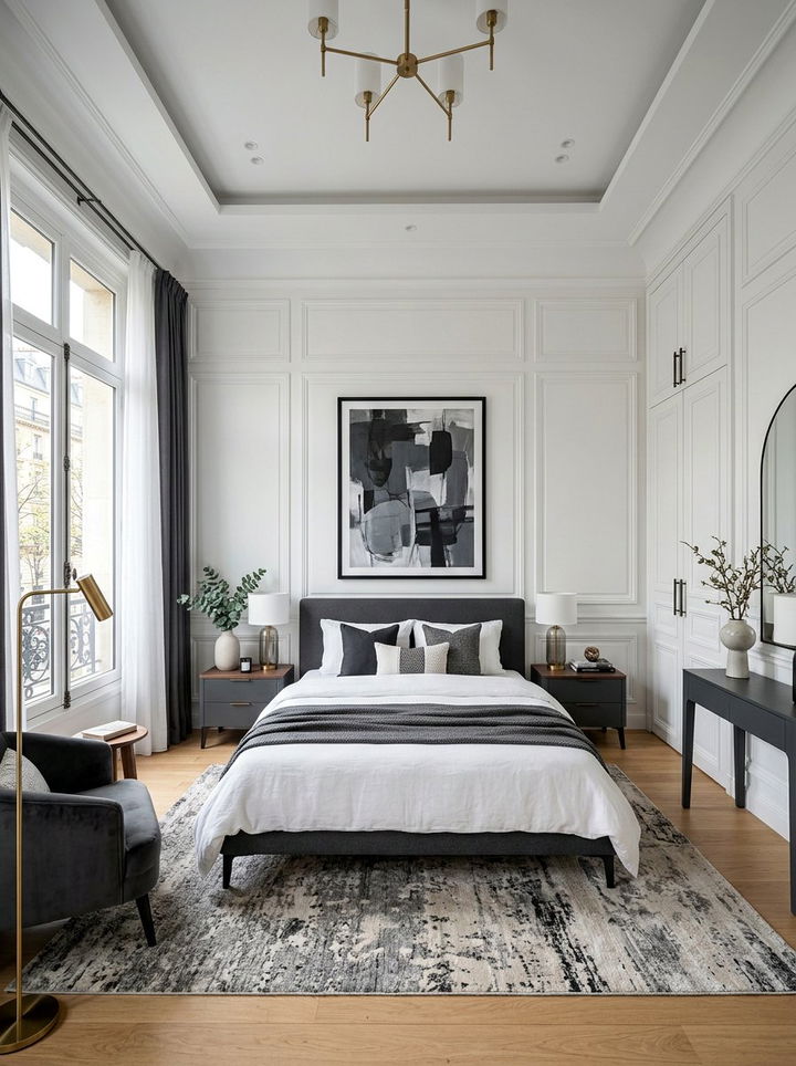 Modern French bedroom - 30 French bedroom ideas