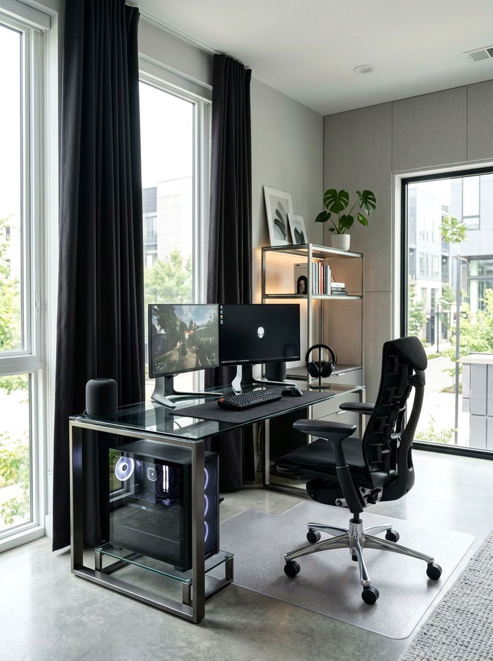 Modern Gaming Room Aesthetic - 30 gaming bedroom ideas