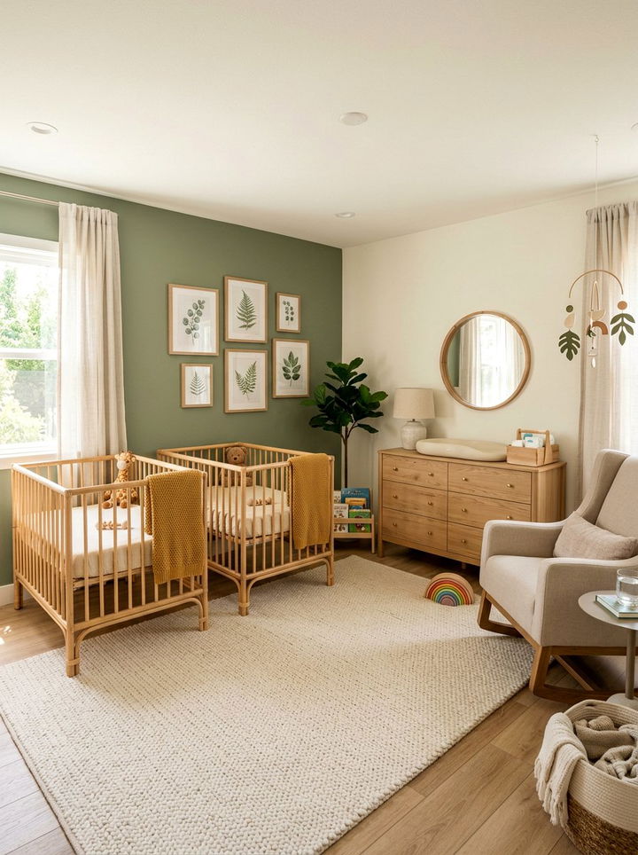 Modern Gender Neutral Nursery - 30 boy and girl shared bedroom ideas