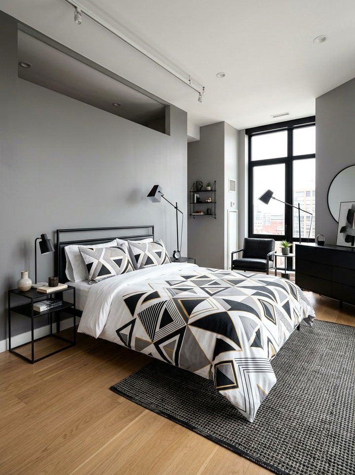 Modern Geometric Duvet Cover - 30 bedroom duvet covers