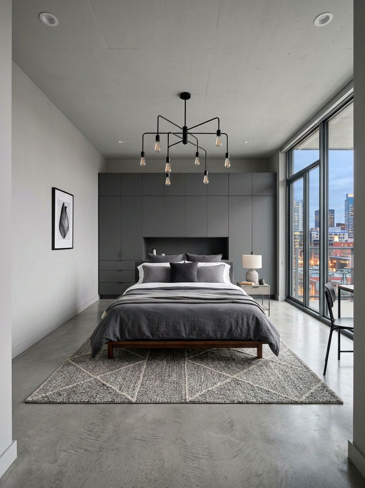 Modern Gray Bedroom - 30 gray bedroom design ideas