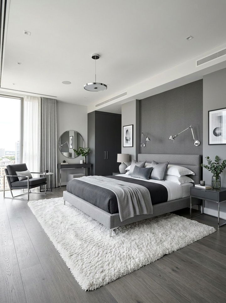 Modern Grey Bedroom - 30 popular bedroom ideas