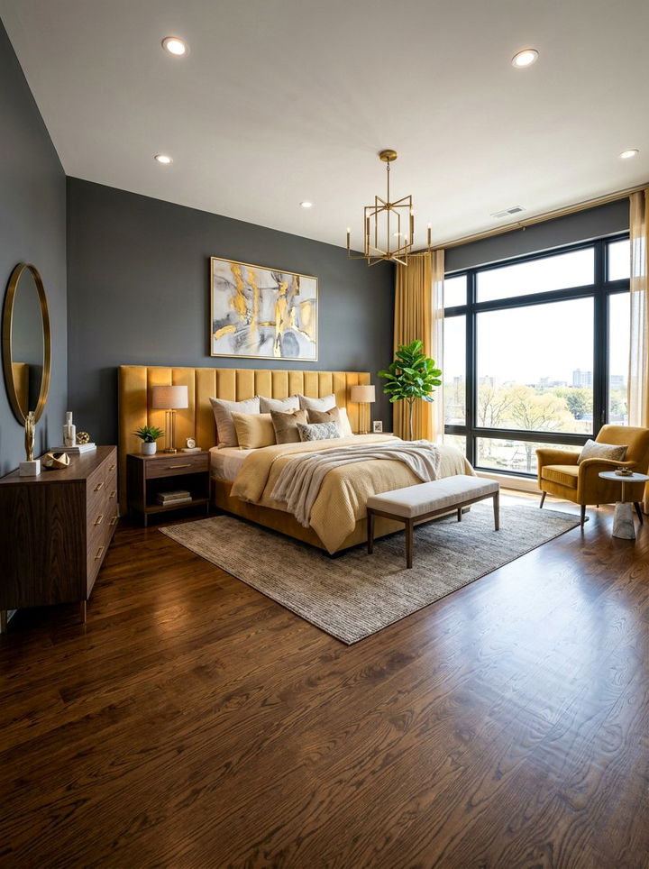 Modern Honey Yellow Master Bedroom - 30 honey yellow bedroom ideas