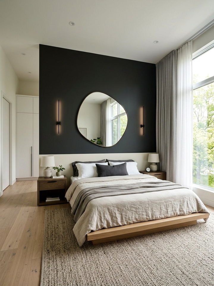 Modern Irregular Mirror - 30 bedroom wall mirrors