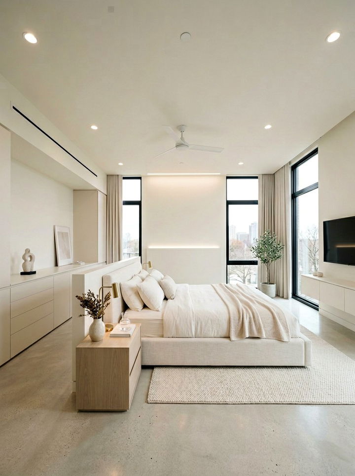 Modern Ivory Bedroom - 30 ivory bedroom ideas