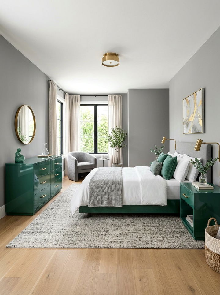 Modern Jade Green Bedroom Furniture - 30 jade green bedroom ideas