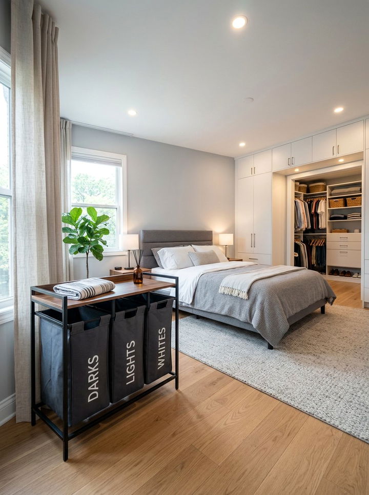 Modern Laundry Sorter - 30 bedroom laundry hampers