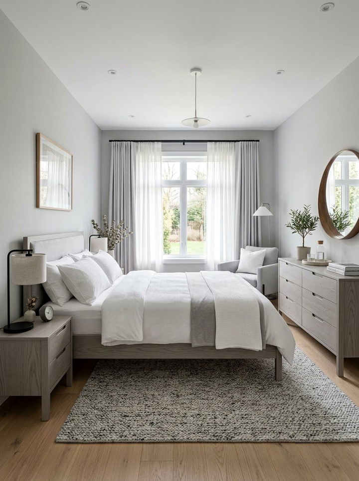 Modern Light Gray Bedroom - 30 gray bedroom furniture ideas