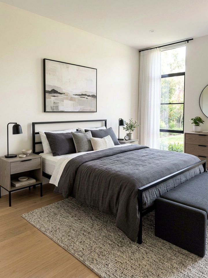 Modern Linen Quilt - 30 bedroom quilts