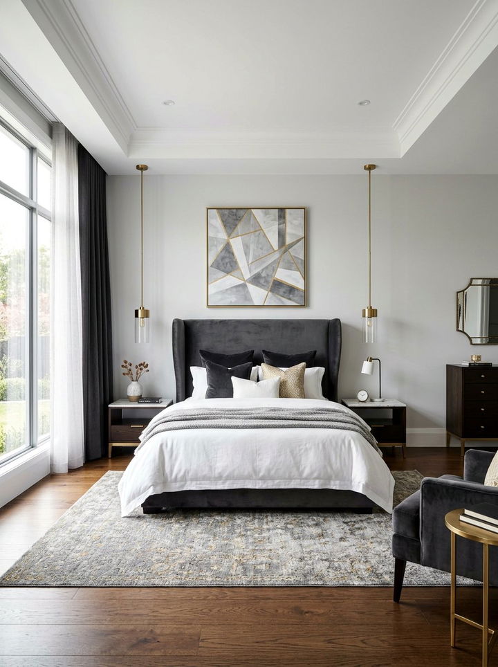 Modern Luxury Bedroom - 30 show home bedroom ideas