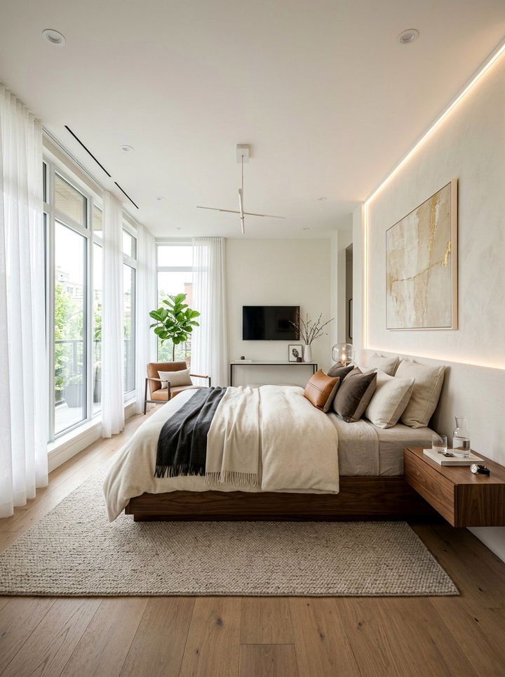 Modern Master Bedroom - 30 bedroom transformation ideas