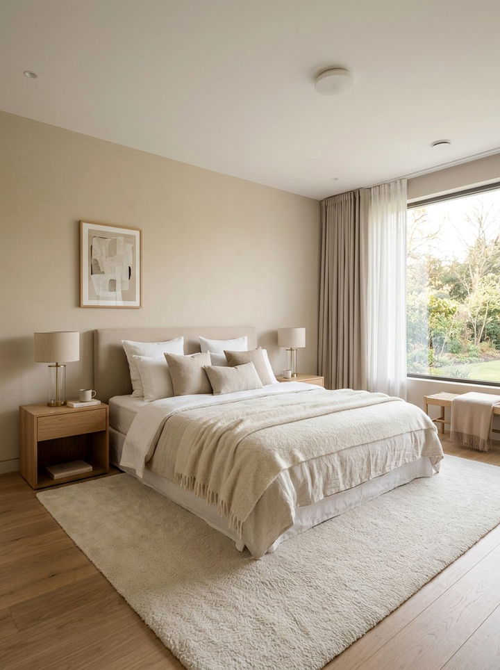 Modern Master Bedroom With Neutral Tones - 30 couples bedroom ideas