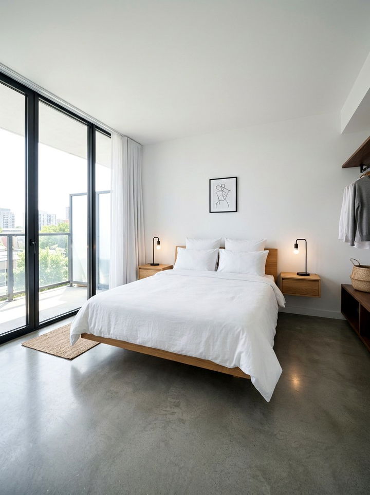 Modern Minimalist Bedding - 30 romantic bedroom ideas