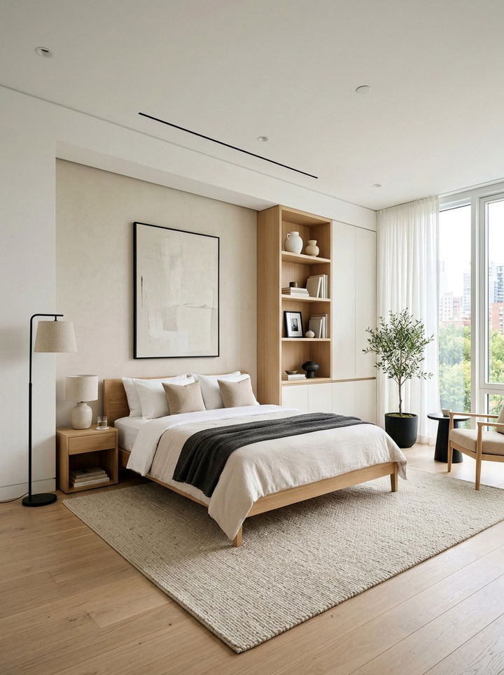 Modern Minimalist Bedroom - 30 affordable bedroom ideas
