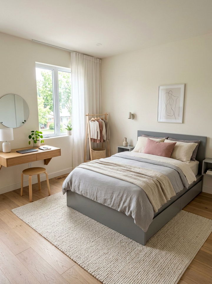 Modern Minimalist Girl Bedroom - 30 girls bedroom ideas