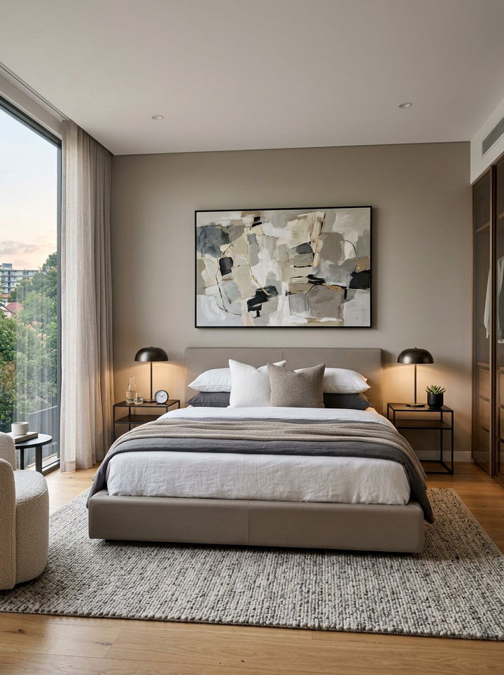 Modern Neutral Bedroom - 30 neutral tone bedroom ideas