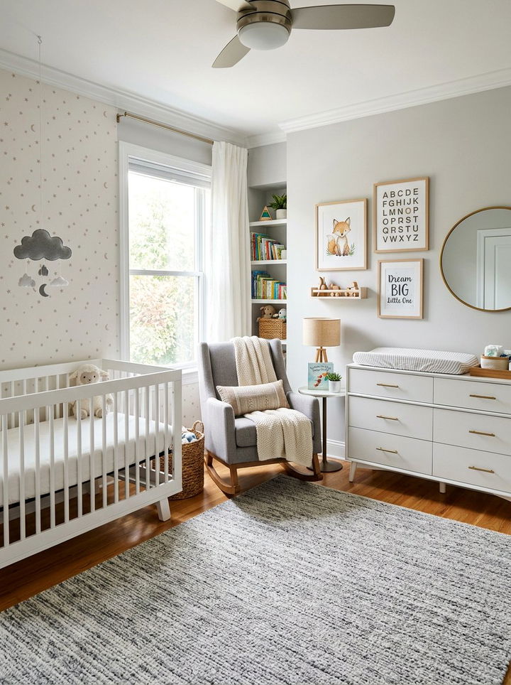 Modern Nursery Bedroom - 30 townhouse bedroom ideas