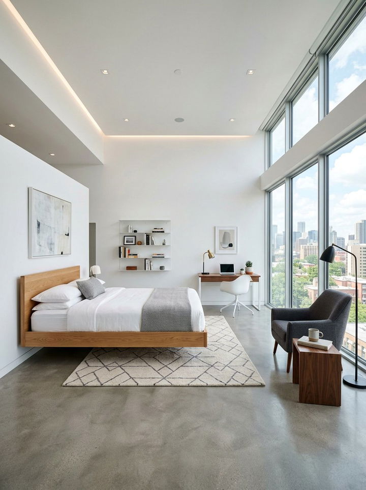 Modern Open Plan Bedroom - 30 open concept bedroom ideas