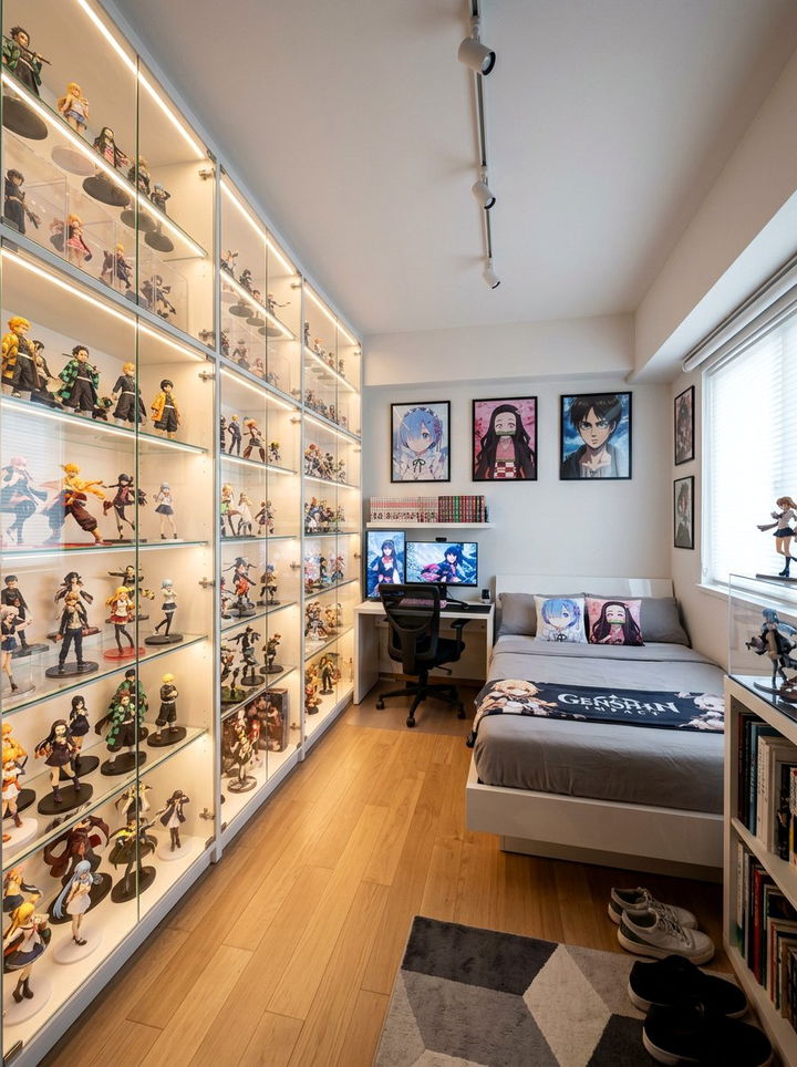 Modern Otaku Bedroom - 30 anime bedroom ideas