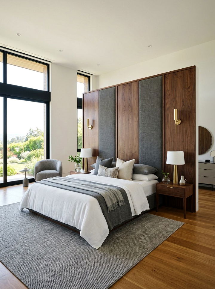 Modern Panel Headboard - 30 bedroom headboards