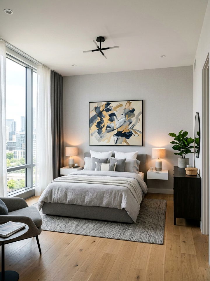 Modern Primary Bedroom - 30 townhouse bedroom ideas