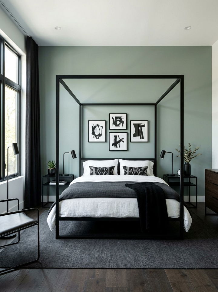 Modern Sage Green Bedroom - 30 bedroom sage green walls