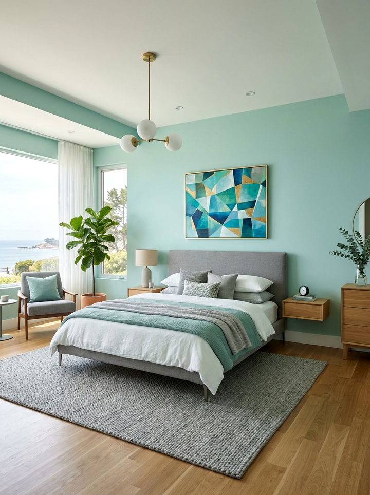 Modern Seafoam Green Bedroom - 30 seafoam green bedroom ideas