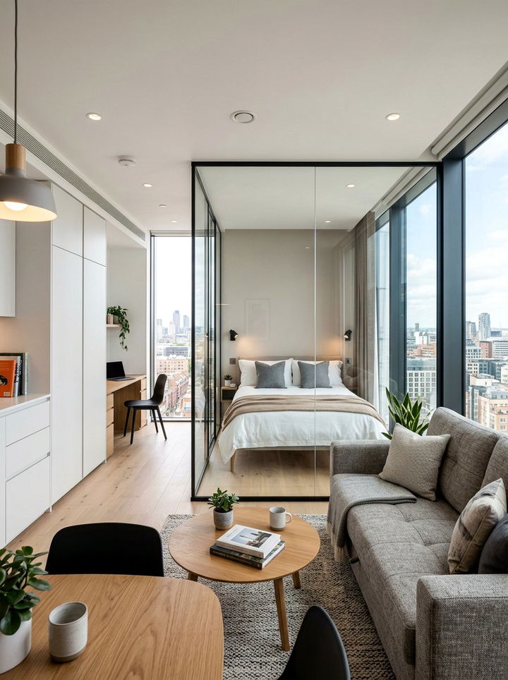 Modern Studio Apartment Bedroom - 30 young adult bedroom ideas