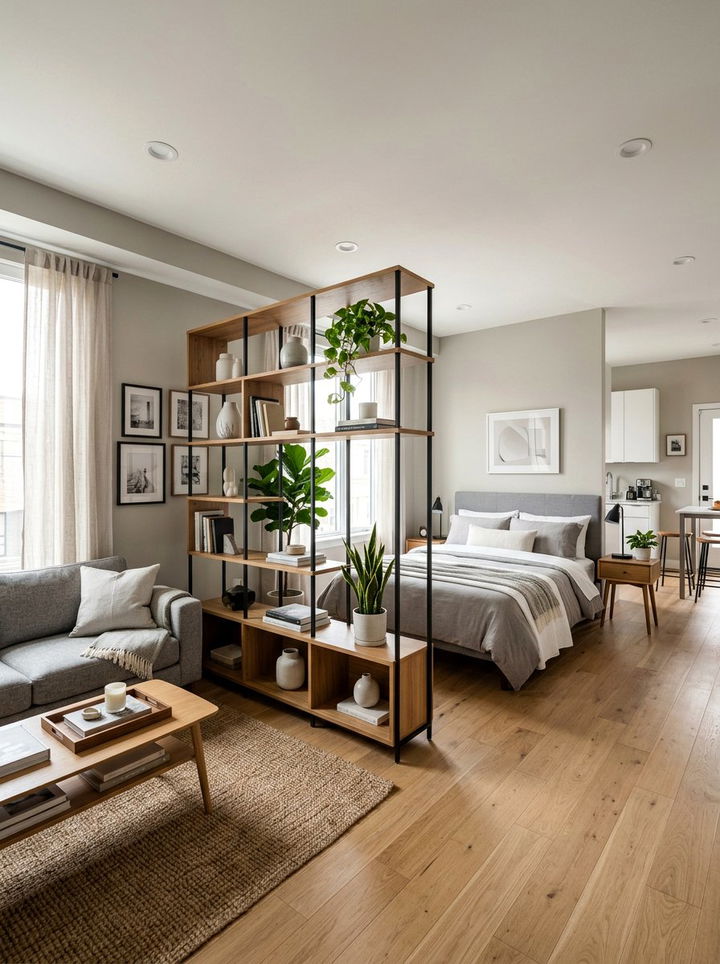 Modern Studio Bedroom - 30 first apartment bedroom ideas