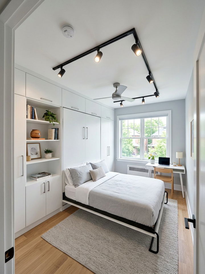 Modern Track Lighting Small Bedroom - 30 bedroom track lighting ideas