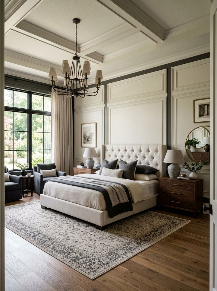 Modern Traditional Master Bedroom - 30 transitional bedroom ideas