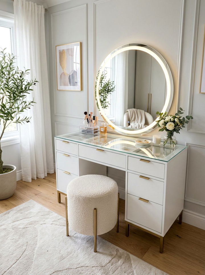 Modern Vanity Table - 30 bedroom furniture ideas