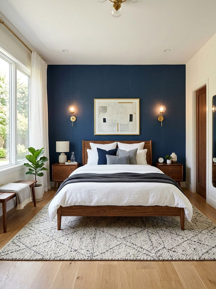 Modern Wall Sconce - 30 bedroom ambient lighting ideas