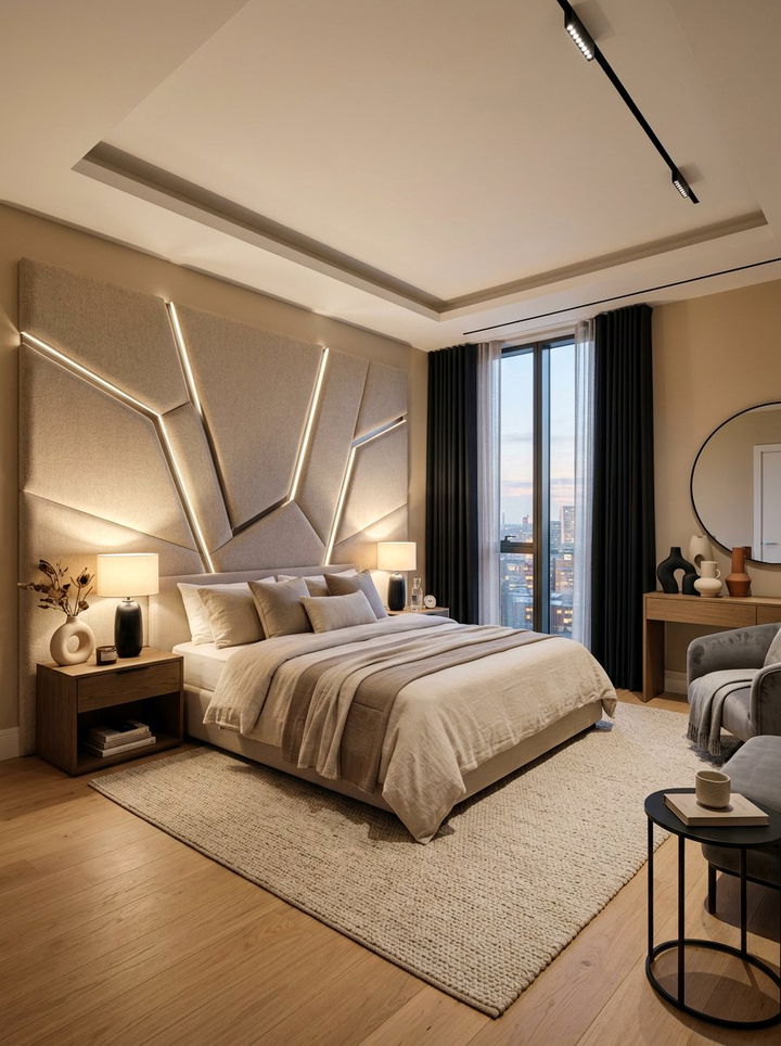 Modern Warm Beige Bedroom - 30 warm beige bedroom ideas