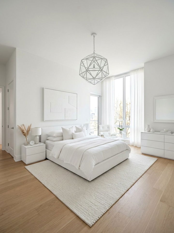 Modern White Bedroom - 30 white bedroom ideas