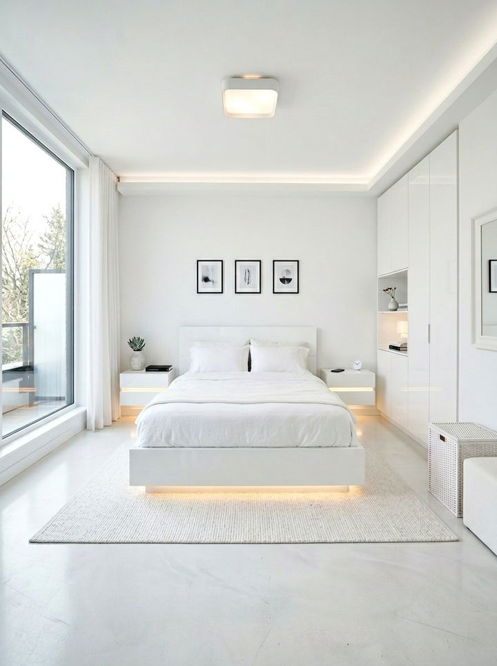 Modern White Bedroom Furniture - 30 bedroom white walls