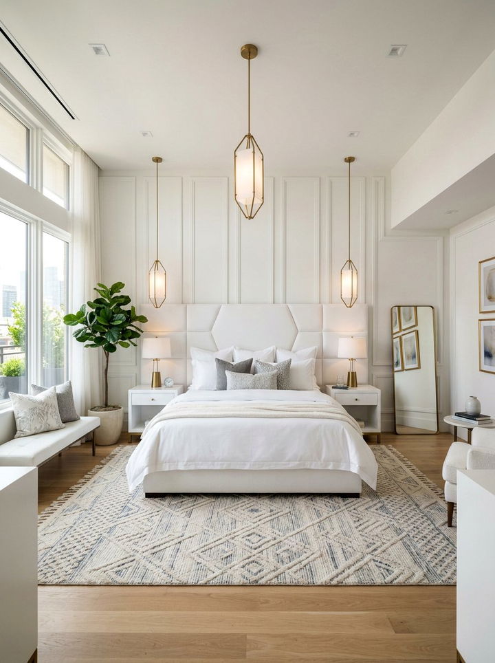 Modern White Master Bedroom - 30 modern white bedroom ideas