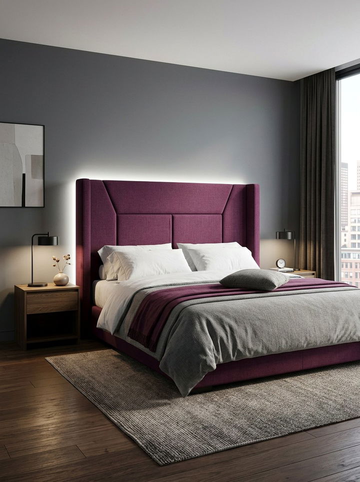 Modern Wingback Headboard - 30 bedroom wingback headboards