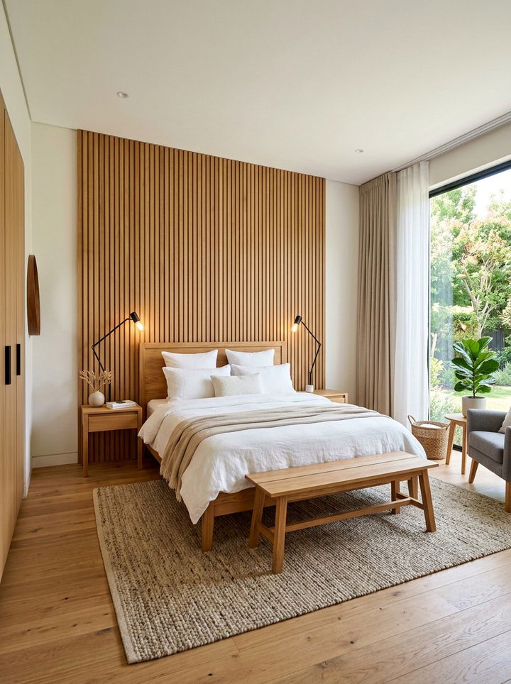 Modern Wood Bedroom - 30 easy bedroom ideas