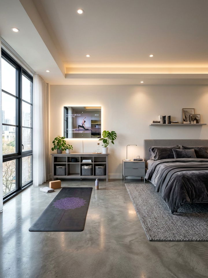 Modern Yoga Bedroom - 30 yoga bedroom ideas