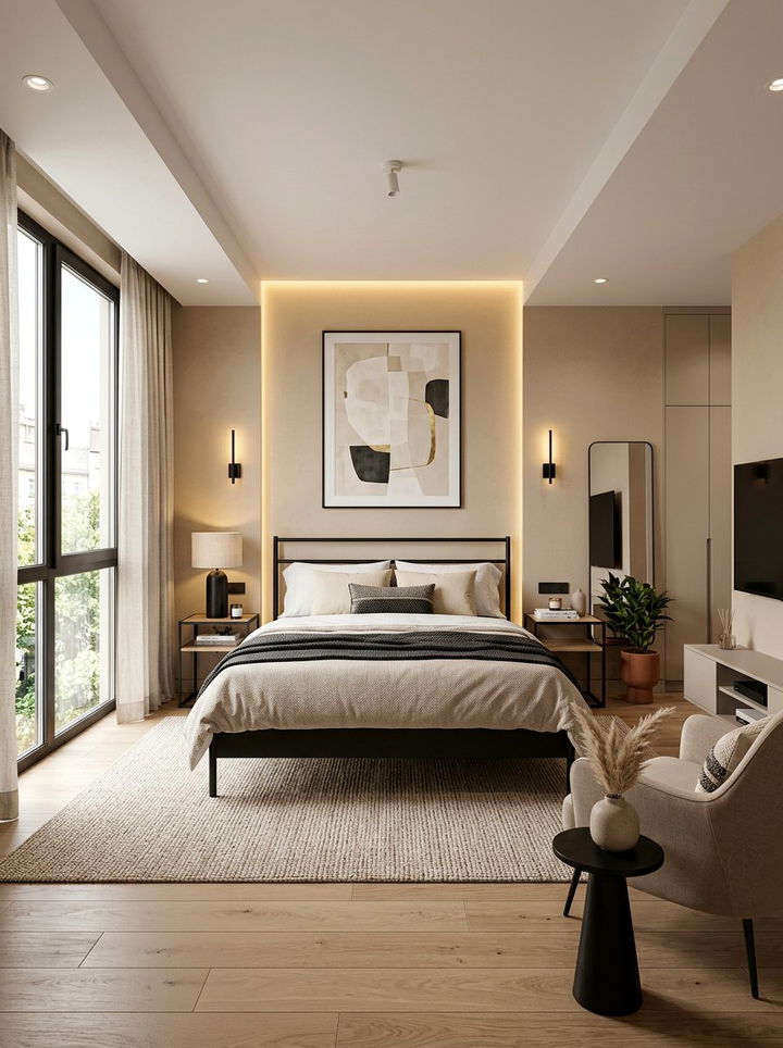 Modern beige bedroom - 30 beige bedroom design ideas
