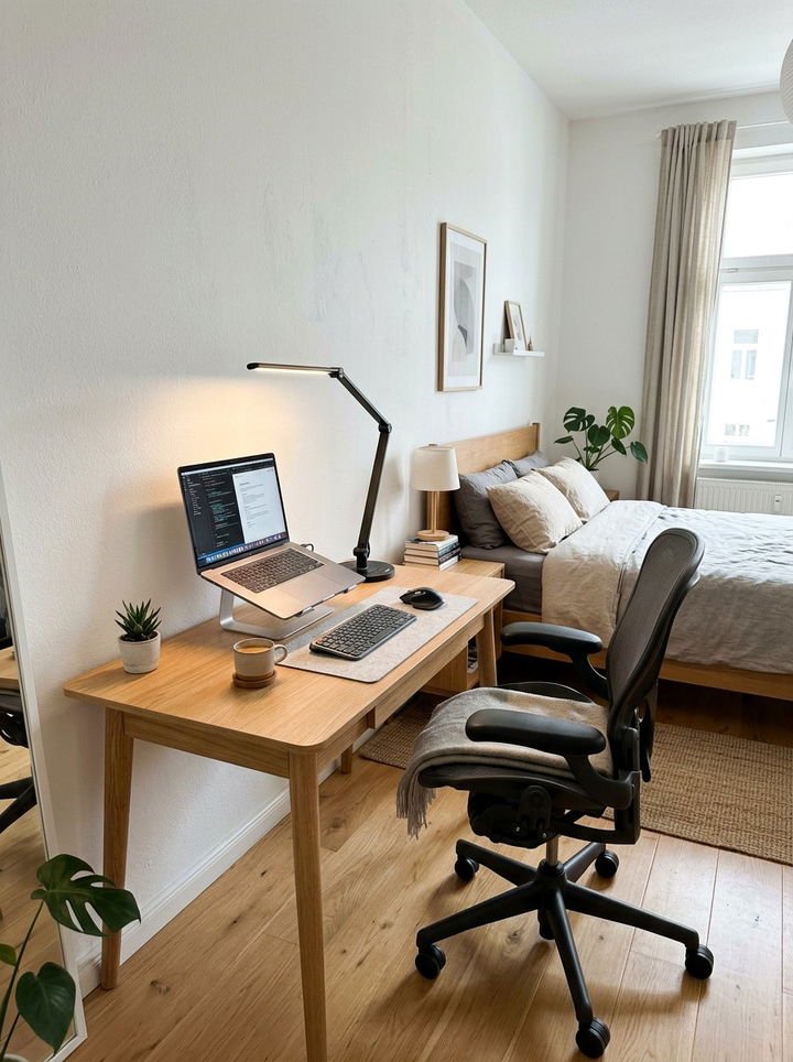 Modern desk lamp - 30 bedroom task lighting ideas