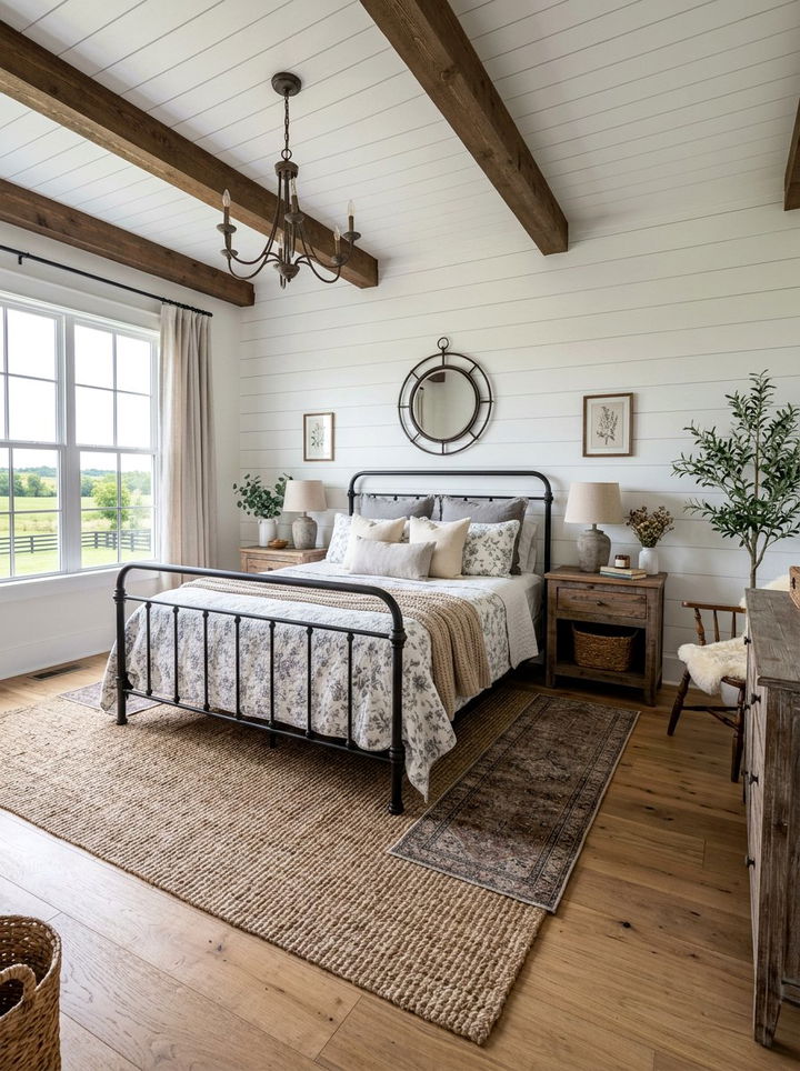 Modern farmhouse bedroom - 30 restful bedroom ideas