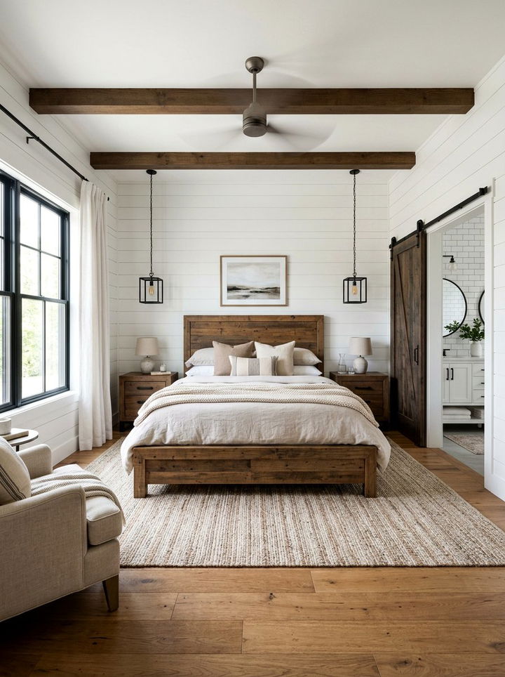 Modern farmhouse master bedroom - 30 main bedroom ideas